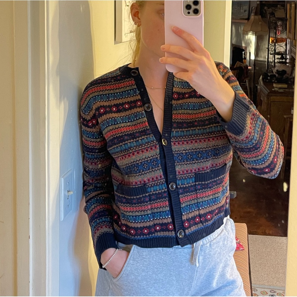 Alex Mill Wool Cropped Cardigan